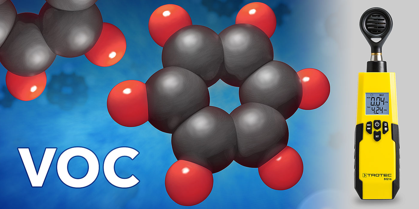 Detekce těkavých organických látek (VOC/TVOC)