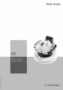 Návod k obsluze Akumulátorový lešticí stroj PPOS 10-20V (CS)