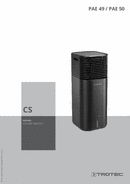 Návod k obsluze chladič vzduchu PAE 49 / PAE 50 (CZ)
