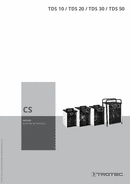 Návod k obsluze Elektrický přímotop TDS 10 (CS)