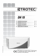 Návod k obsluze Instrukce k instalaci DH 15 S (INT)