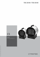 Návod k obsluze Keramický topný ventilátor TDS 30 M / TDS 50 M (CS)