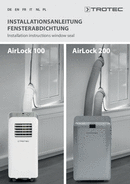 Návod k obsluze okenní těsnění AirLock 100 / AirLock 200 (INT)