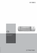Návod k obsluze sálavé topidlo IR 1500 S (CS)