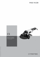 Návod k obsluze Úhlová bruska PAGS 10-230 (CS)