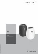 Návod k obsluze Vysoušeč vzduchu TTP 1 E / TTP 2 E (CS)