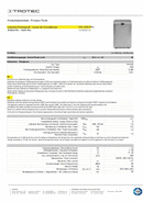 Produktový list Místní klimatizátor vzduchu PAC 3550 PRO (INT)