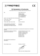 Prohlášení o shodě Místní klimatizátor vzduchu PAC 2010 S (INT)