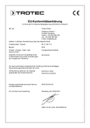 Prohlášení o shodě přístroj na měření energetických nákladů BX11 (INT)