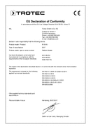 Prohlášení o shodě sálavé topidlo IR 2010 (INT)